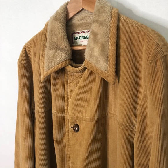 Vintage McGregor Faux Shearling Lined Barn Coat chore coat work coat - Picture 2 of 15